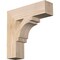 Ekena Millwork Merced Block Smooth Bracket, Douglas Fir, 3 1/2"W x 14"D x 14"H BKT04X14X14MRC05SDF - alternate 1